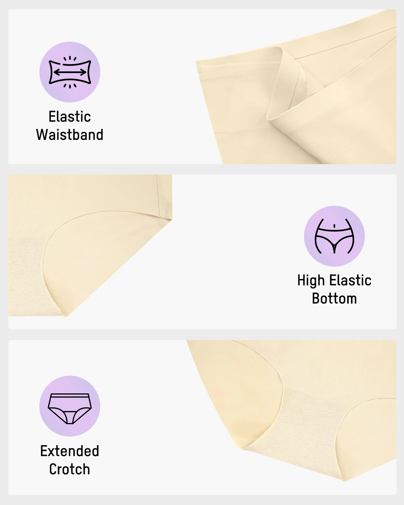 Seamless Tummy Control High-Waist Panties (5 Pack) - Image 7