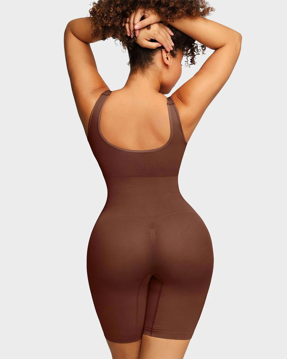 Seamless Sculpting Mid Thigh Bodysuit - Image 3