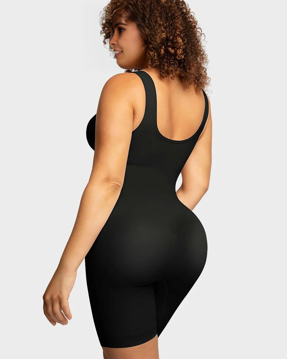 Seamless Sculpting Mid Thigh Bodysuit - Image 5