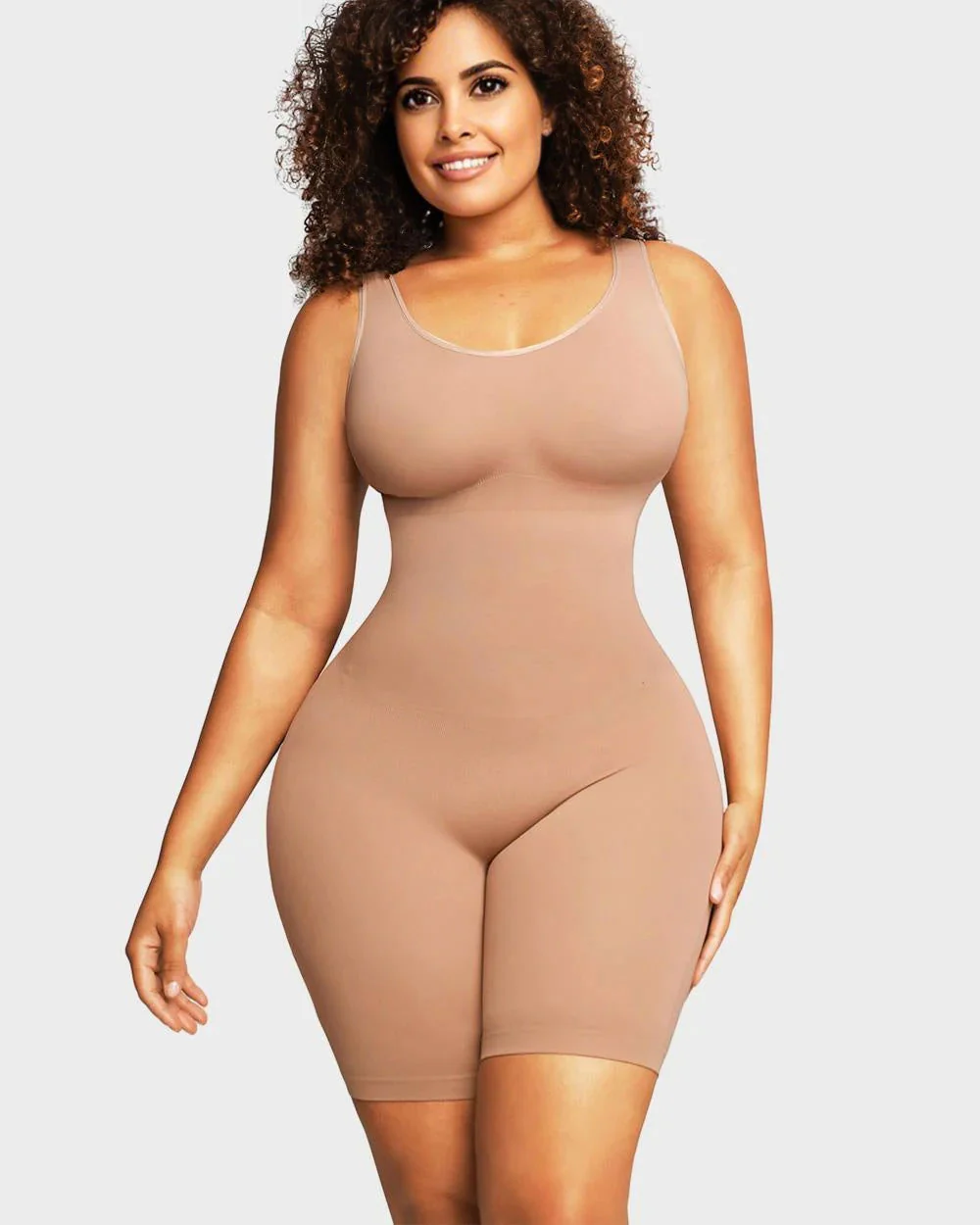 Seamless Sculpting Mid Thigh Bodysuit - Image 8