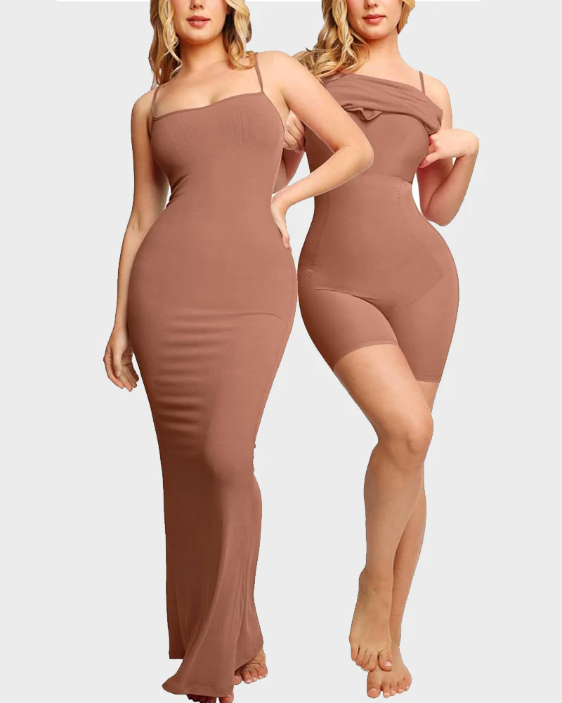 Shapewear Modal Slimming Maxi Slip Dress - Image 16
