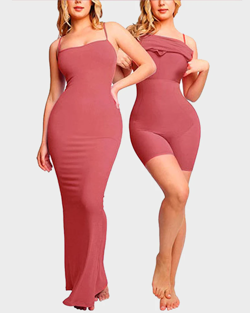 Shapewear Modal Slimming Maxi Slip Dress - Image 20