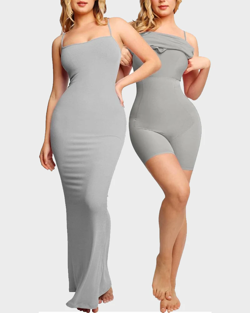 Shapewear Modal Slimming Maxi Slip Dress - Image 21