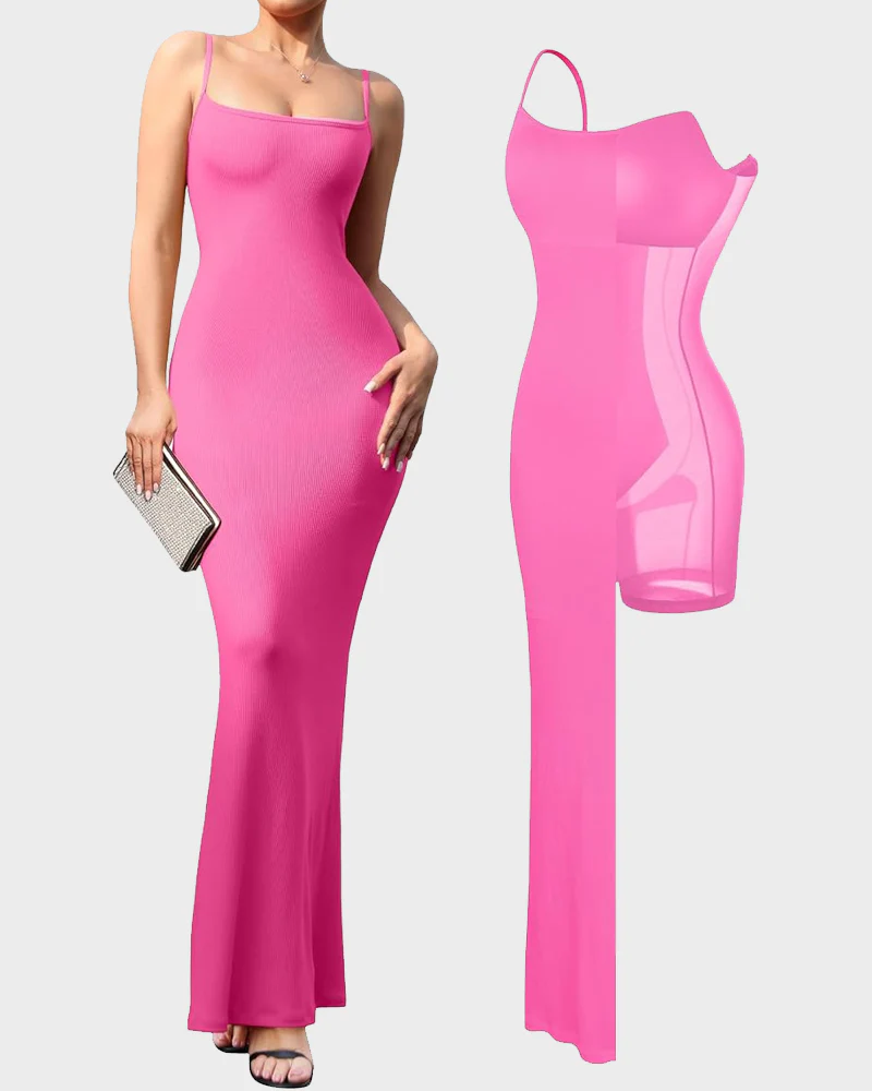 Shapewear Modal Slimming Maxi Slip Dress - Image 8