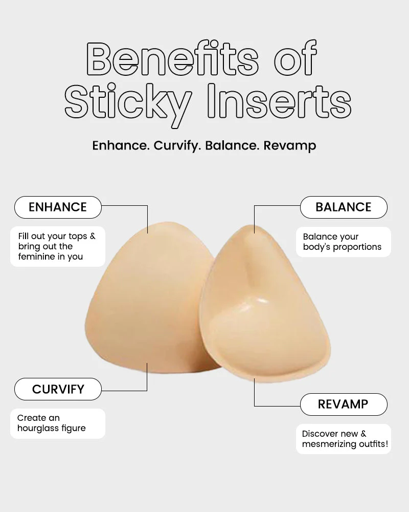 Instant Boost Breast Lift Sticky Insert Pads(2 Pairs) - Image 3