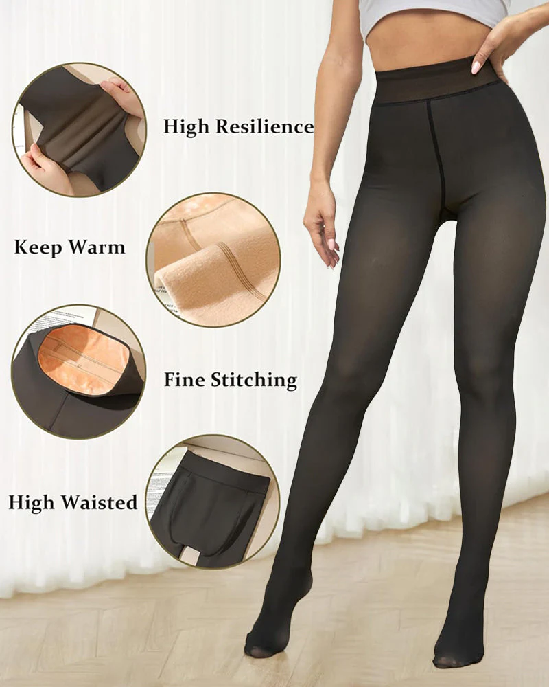 Today Only🎯 Translucent Fleece Lined Tights - Image 6