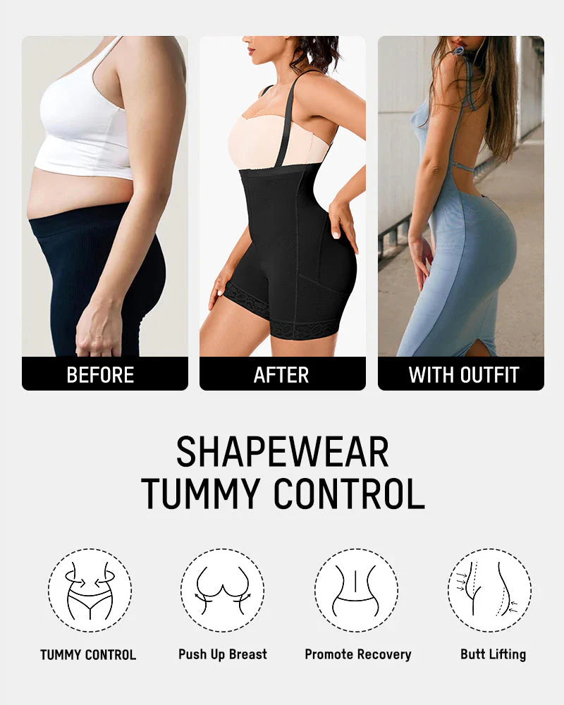 Tummy Control Butt Lifter Bodysuit BBL Fajas - Image 5