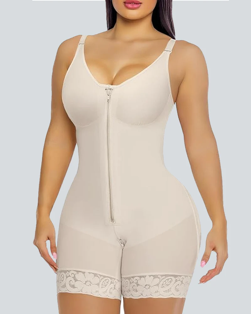 Tummy Control Butt Lifter Shaper with Zipper Crotch Fajas Colombianas - Image 12