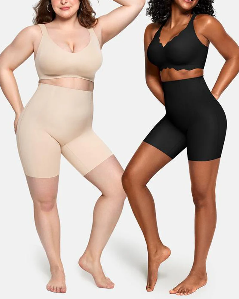 Tummy Control Butt Lifting Shapewear Breathable Comfortable Shorts - Image 9