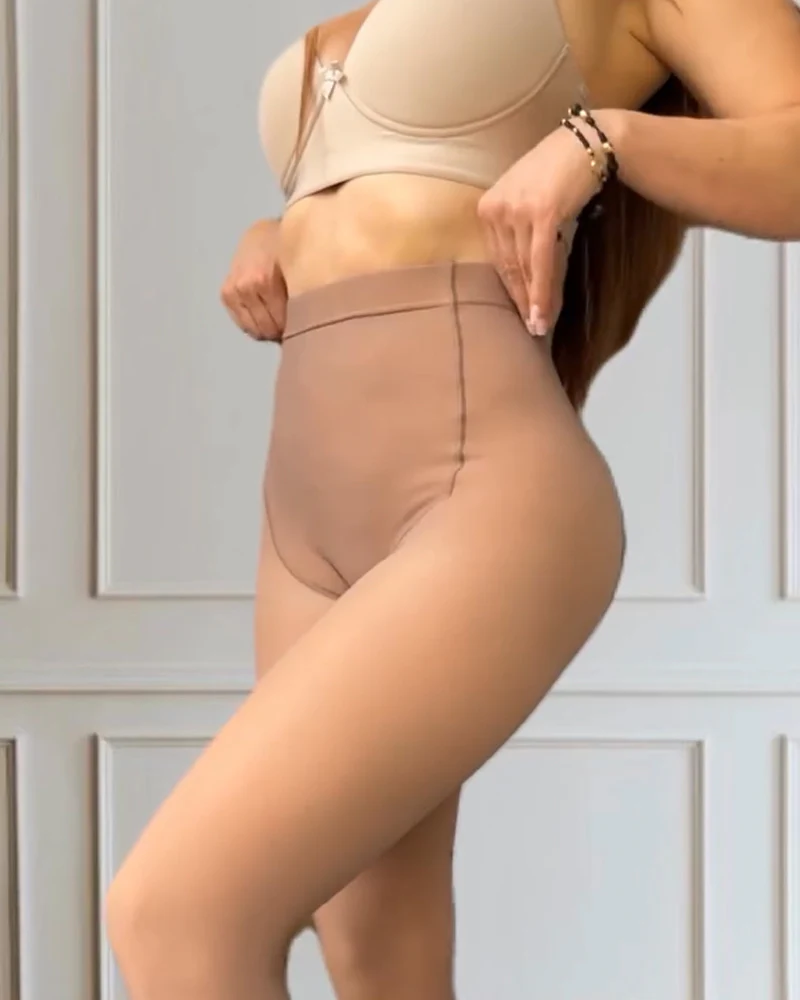 Warm Leggings With Legs - Image 7