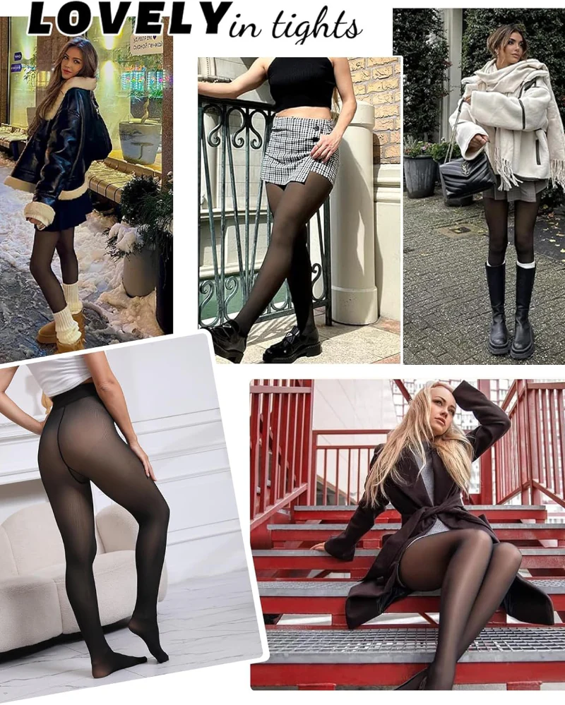 Women's Fleece Lined Tights - Image 20