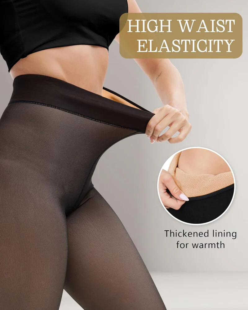 Women's Fleece Lined Tights - Image 7