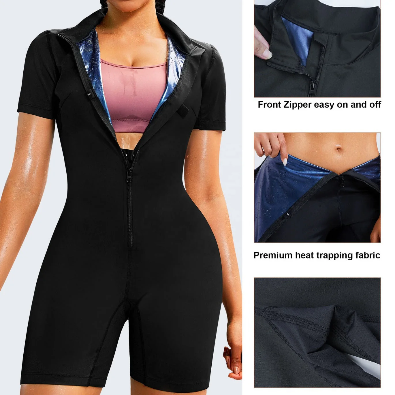 Women's Full Body Shapewear Sauna Suits - Image 5