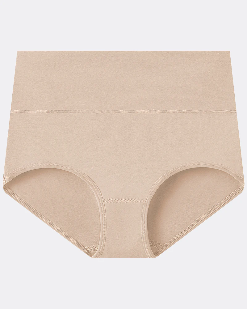 Women's Plus Size Cotton High Waisted Briefs - Image 10