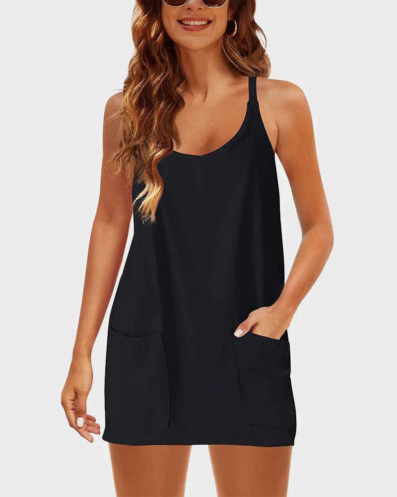 Women's Summer Sleeveless Mini Dress - Image 3