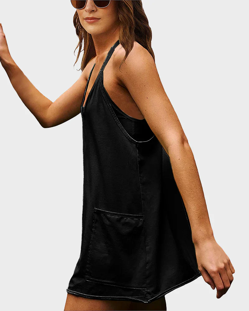 Women's Summer Sleeveless Mini Dress - Image 4