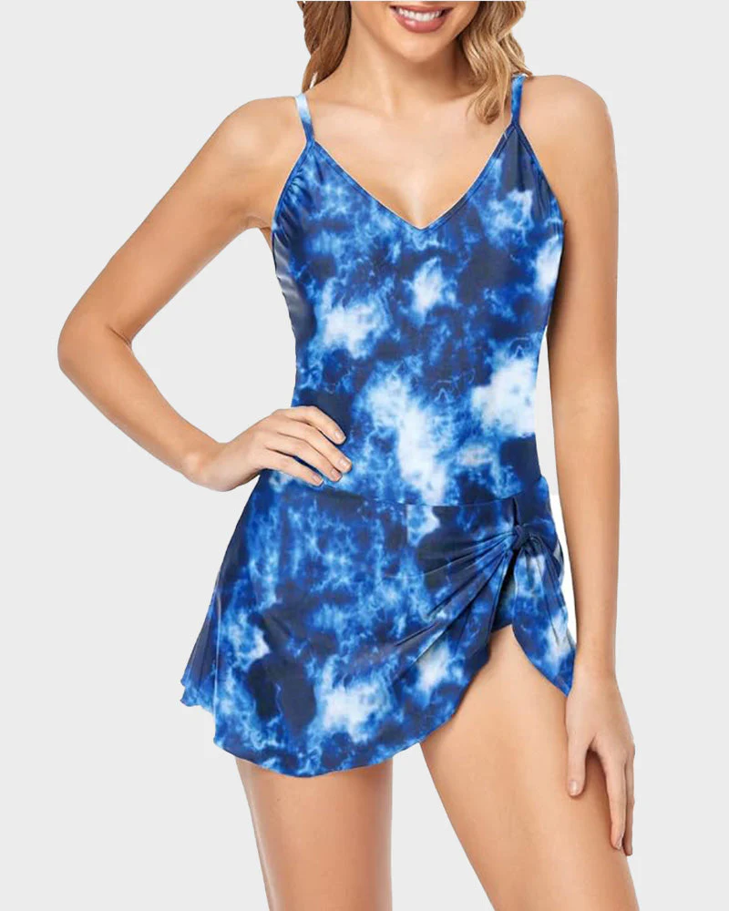 Women's Tummy Control Slim Fit Plus Size One Piece Swimsuit - Image 13